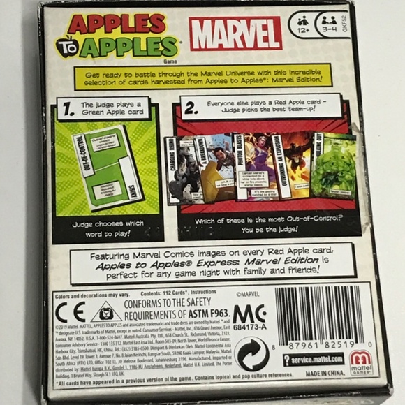 Apples To Apples Marvel Edition - Picture 2 of 2